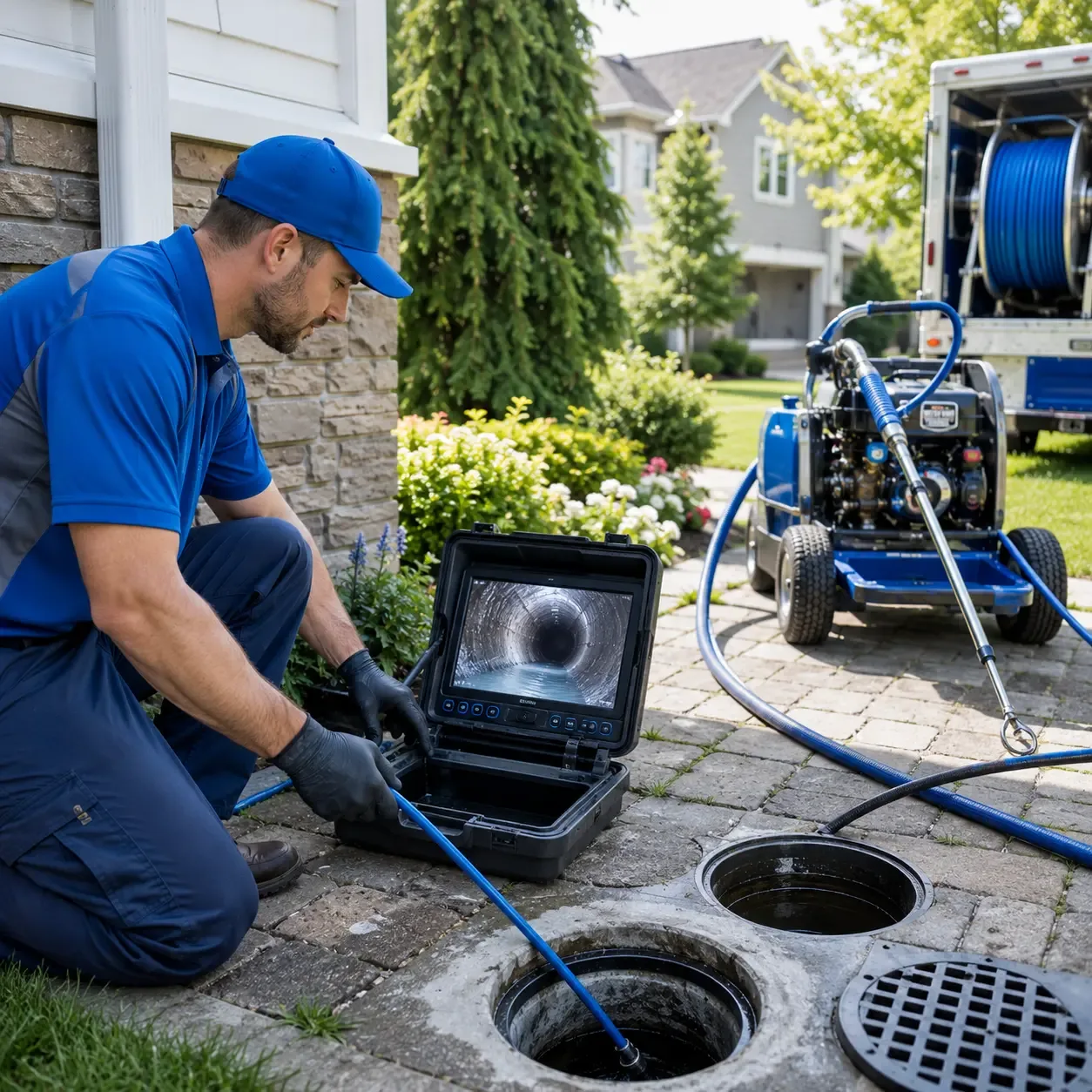 Outdoor drain cleaning professionals serving Woodstown, NJ