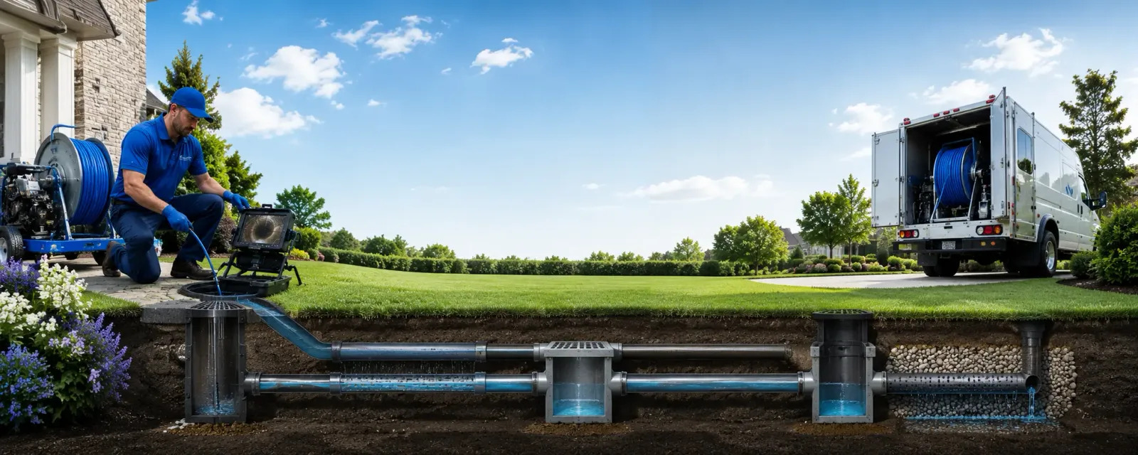 Outdoor drain cleaning information for Woodstown, NJ